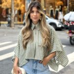 Camisa assimetrica frente dupla