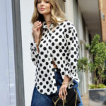 Camisa póa com botões nas costa