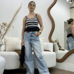 Blusa regata com babado