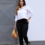 Calça em Linho com elástico no cós