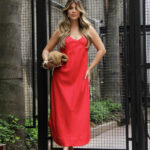 Vestido Midi Decote V