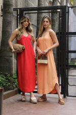 Vestido Midi Decote V - Imagem 5