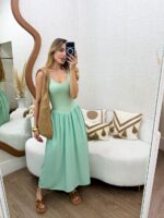 Vestido Fluido de Malha - Imagem 11