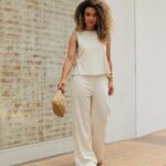 Conjunto Blusa Laço e Calça