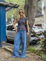 Blusa de Malha com Botões - Imagem 2