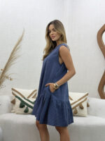 Vestido Curto Listrado - Imagem 10
