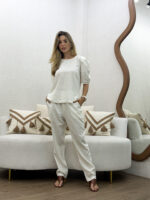 Conjunto Blusa e Calça em Linho - Imagem 5