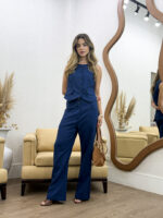 Conjunto Colete e Calça em Linho - Imagem 7