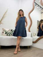 Vestido Curto Listrado - Imagem 5