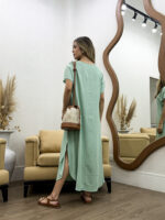 Vestido Maria Amélia em Linho Resort - Imagem 6