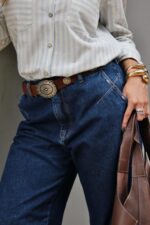 Calça Jeans Detalhe no Bolso - Imagem 5