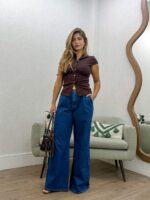 Blusa de Malha com Botões - Imagem 10