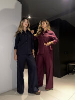 Conjunto Camisa e Calça Pantalona em Linho