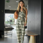 Conjunto Colete e Calça Xadrez