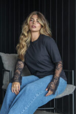 Conjunto T-shirts e Blusa de renda - Imagem 9