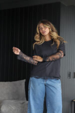 Conjunto T-shirts e Blusa de renda - Imagem 7