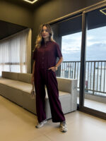 Macacão em Linho Maxi Bolso - Imagem 13