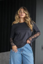 Conjunto T-shirts e Blusa de renda - Imagem 6