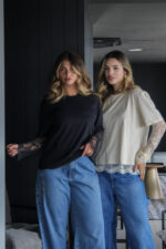 Conjunto T-shirts e Blusa de renda - Imagem 3