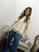 Conjunto T-shirts e Blusa de renda - Imagem 5