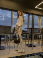 Calça Pantalona Xadrez