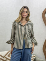 Camisa Ampla Listrada - Imagem 2