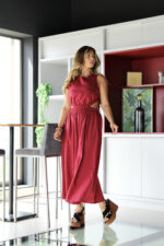 Vestido em Linho com Recorte - Imagem 4