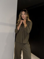 Conjunto Camisa e Calça Pantalona em Linho - Imagem 6