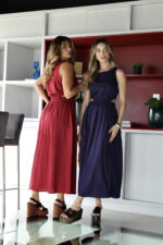 Vestido em Linho com Recorte - Imagem 6