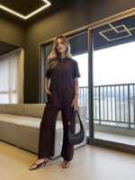 Macacão em Linho Maxi Bolso - Imagem 4