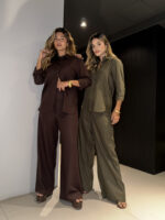 Conjunto Camisa e Calça Pantalona em Linho - Imagem 14