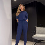 Conjunto T-Shirt e Calça com Recorte