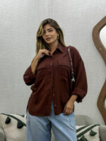 Camisa Maxi Bolso