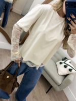 Conjunto T-shirts e Blusa de renda - Imagem 9