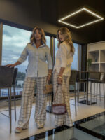 Calça Pantalona Xadrez - Imagem 4