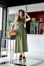 Vestido em Linho com Recorte - Imagem 8