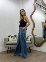 Calça com Strass no Bolso - Imagem 4