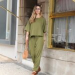 Conjunto Blusa Ampla e Calça