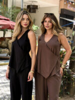 Conjunto Regata Traspassada e Calça - Imagem 12