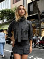 Conjunto Blusa gola alta e Shorts saia - Imagem 6