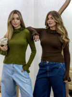 Tricot Gola Manga Longa - Imagem 3