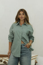 Camisa Tricoline Ampla - Imagem 9