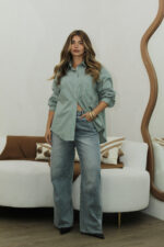 Camisa Tricoline Ampla - Imagem 7