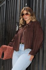 Jaqueta Oversize Suede