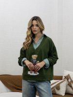 Moletom Bear Decote V - Imagem 9