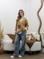 Moletom Bear Decote V