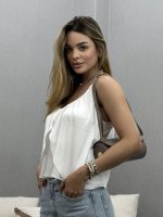 Regata Cropped Cetim - Imagem 5