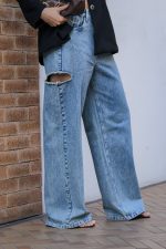 Calça Jeans Abertura Lateral - Imagem 5