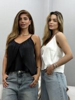 Regata Cropped Cetim - Imagem 3