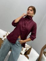 Camisa Gola Alta Slim - Imagem 4